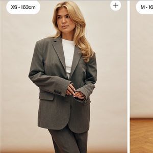 Djerf Avenue Forever Blazer Grey Size M